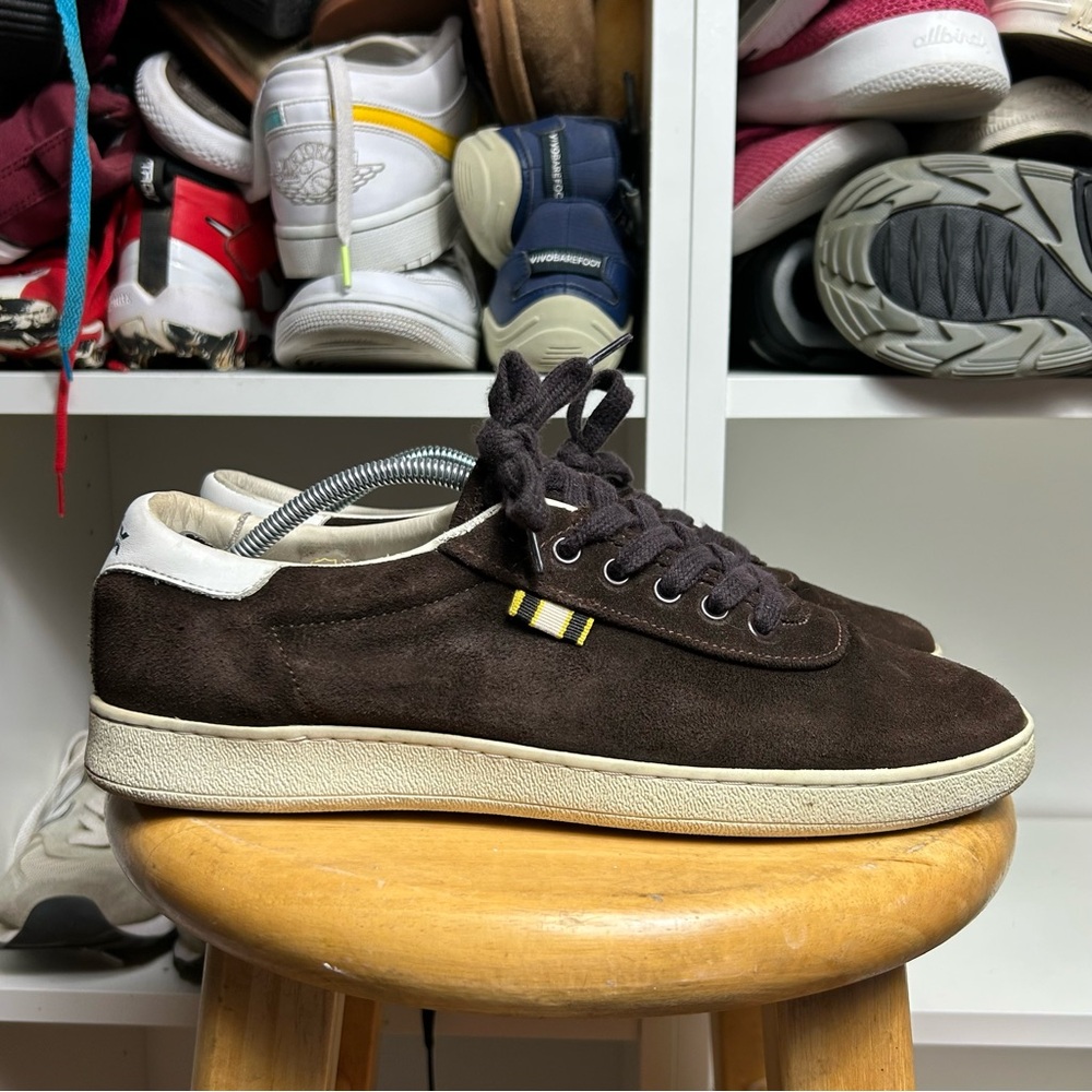 Aprix Brown Suede Men's Sneakers